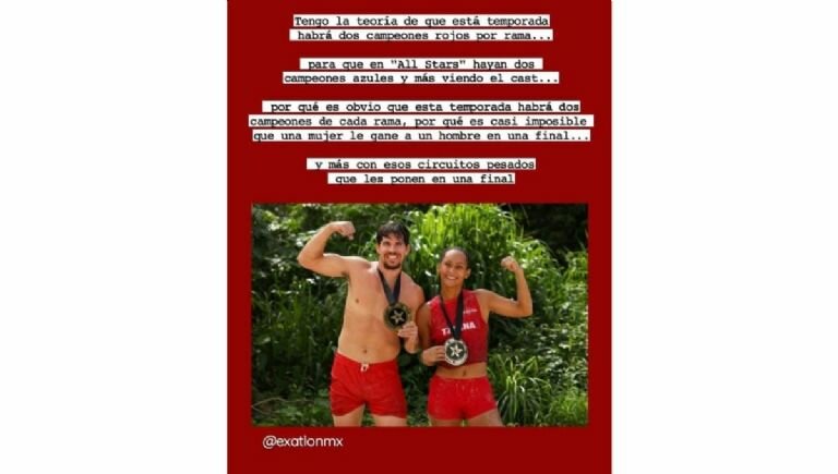 Final del reality rojo Exatlón México